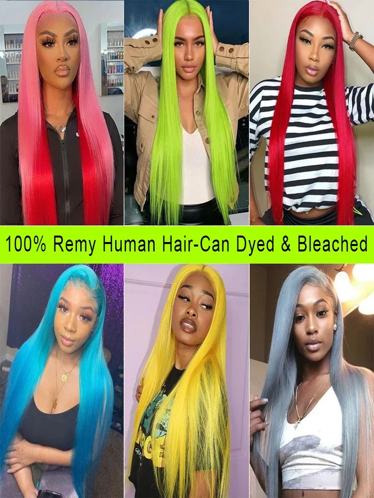 613 HD Lace Frontal Peruk Äkta Hår Honungsblond Transparent Rakt Äkta Hår Lace Front Peruker Äkta Hår_voghion.com