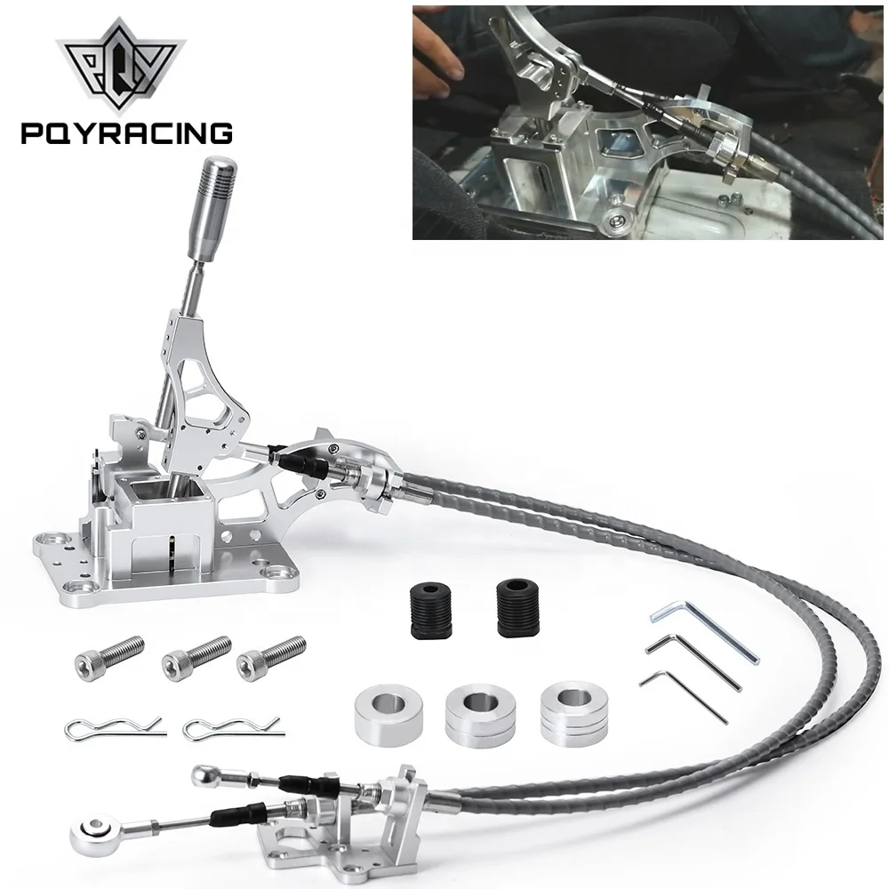 thumbnail image 2 of Bull Boost Performance RSX Shifter Cables For K20/K24 K-Swap - Fit DC2, EF, Si Hatch - Aluminum Linkage 2 of 4