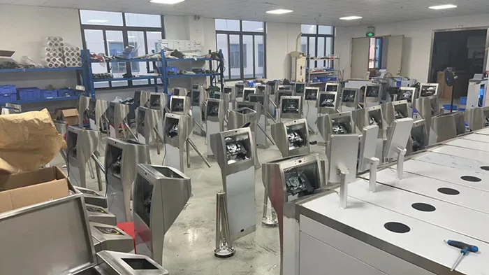 Double Movement Access Control System Turnstile Tripod Barrier Gate Coin Operated Turnstiles for Public Toilets
