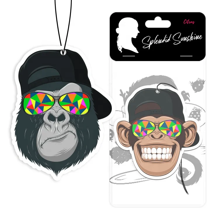 Бумажный недорогой освежитель воздуха для автомобиля от производителя, ароматизатор для Карлоса на заказ