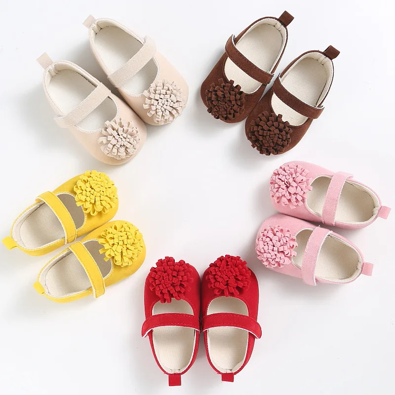 Toddler Infant Girls Flower Ethnic Style Casual Single Cloth Shoes Sandal Suma-ma Baby Girls Embroidery Shoes Red A,3-3.5year 