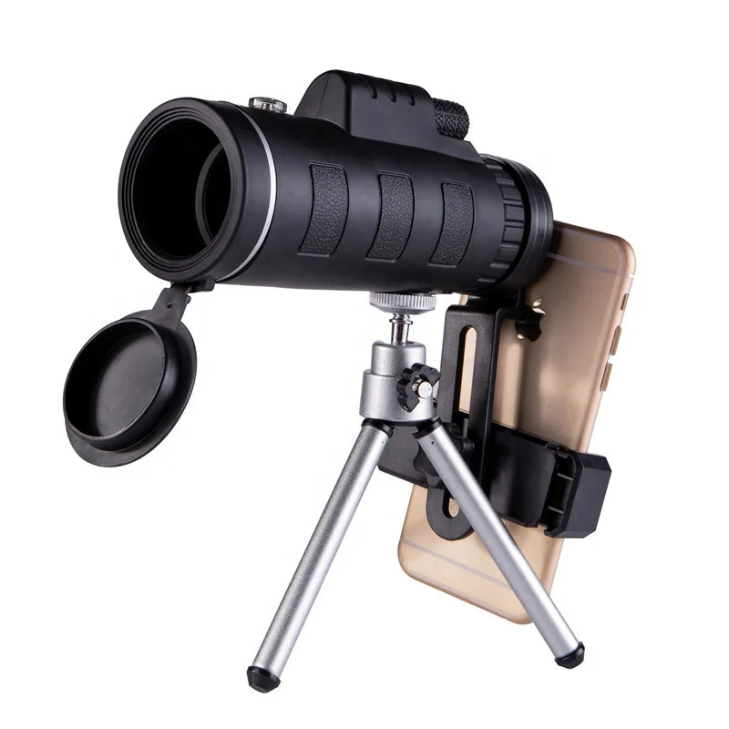 Portable Tripod Base Smartphone Support Outdoor High Power Mini Monocular Telescope