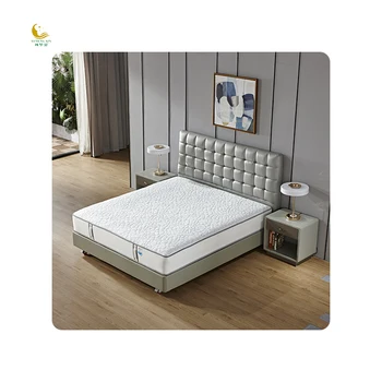 High Quality Latex Luxury Modern Bed Frame White King Size Home Furniture Bed