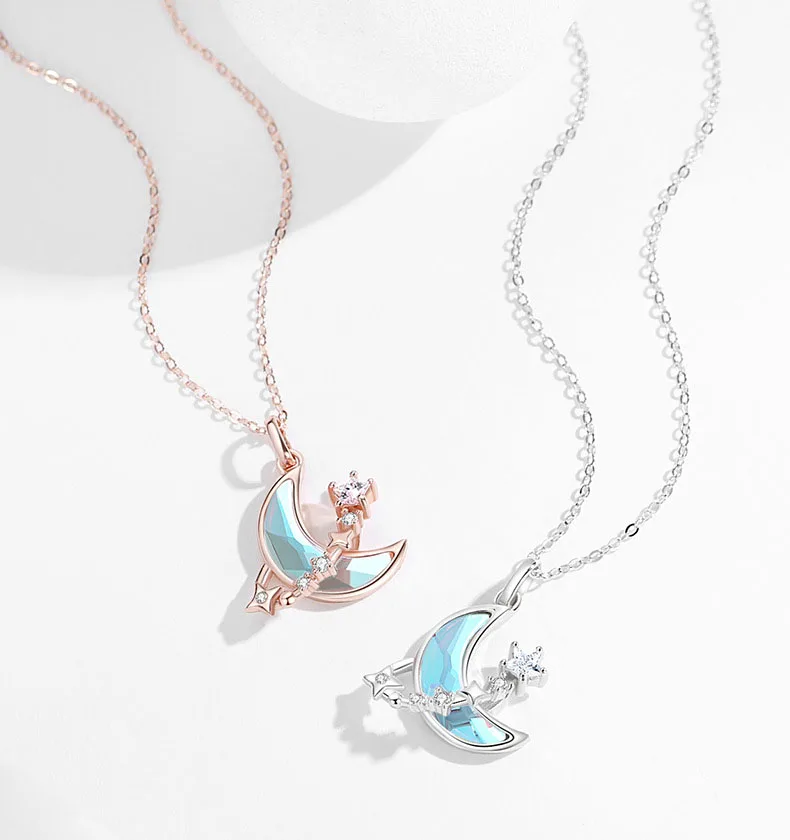 S925 Jewelry Original Moon Necklace 