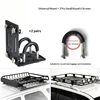 Universal bracket+2 small round U-screws