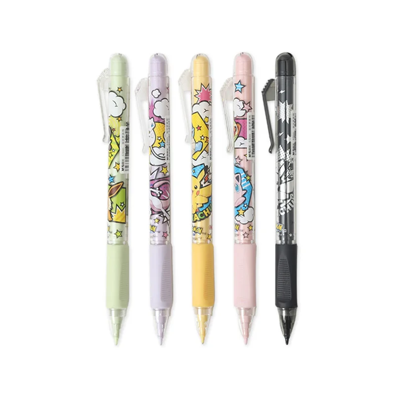 Высококачественные письменные Мультяшные милые ручки для девочек 6 коробок студенческие канцелярские пластмассовые механические карандаши 0 5
