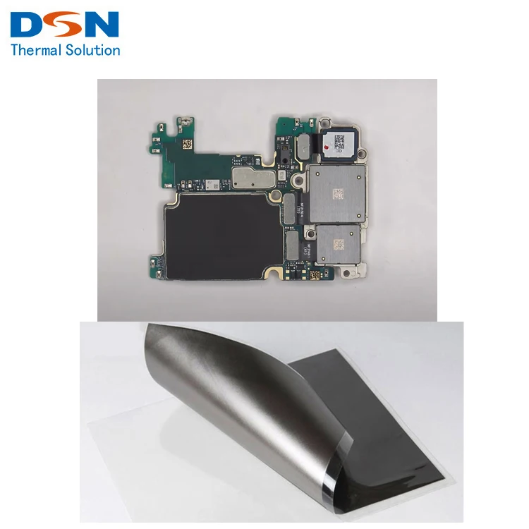 DSN Mobile Phone and PC Tablet Cooling Material High Thermal Conductivity Sheet Graphite