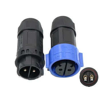 Factory Selling LED Cable Connector, 2Pin IP68 Waterproof 30A Power Cable Connector