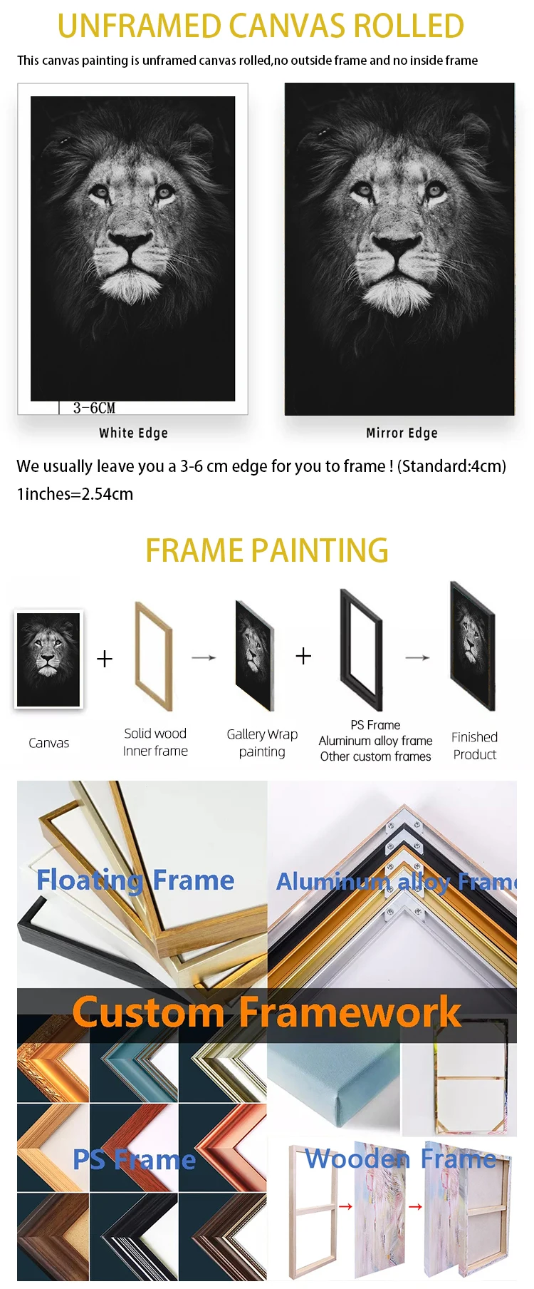 Modern Canvas Print Islamic Art Home Decoration Arabic Calligraphy Wall