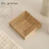 Carré en bambou et bois (10*10*2cm)
