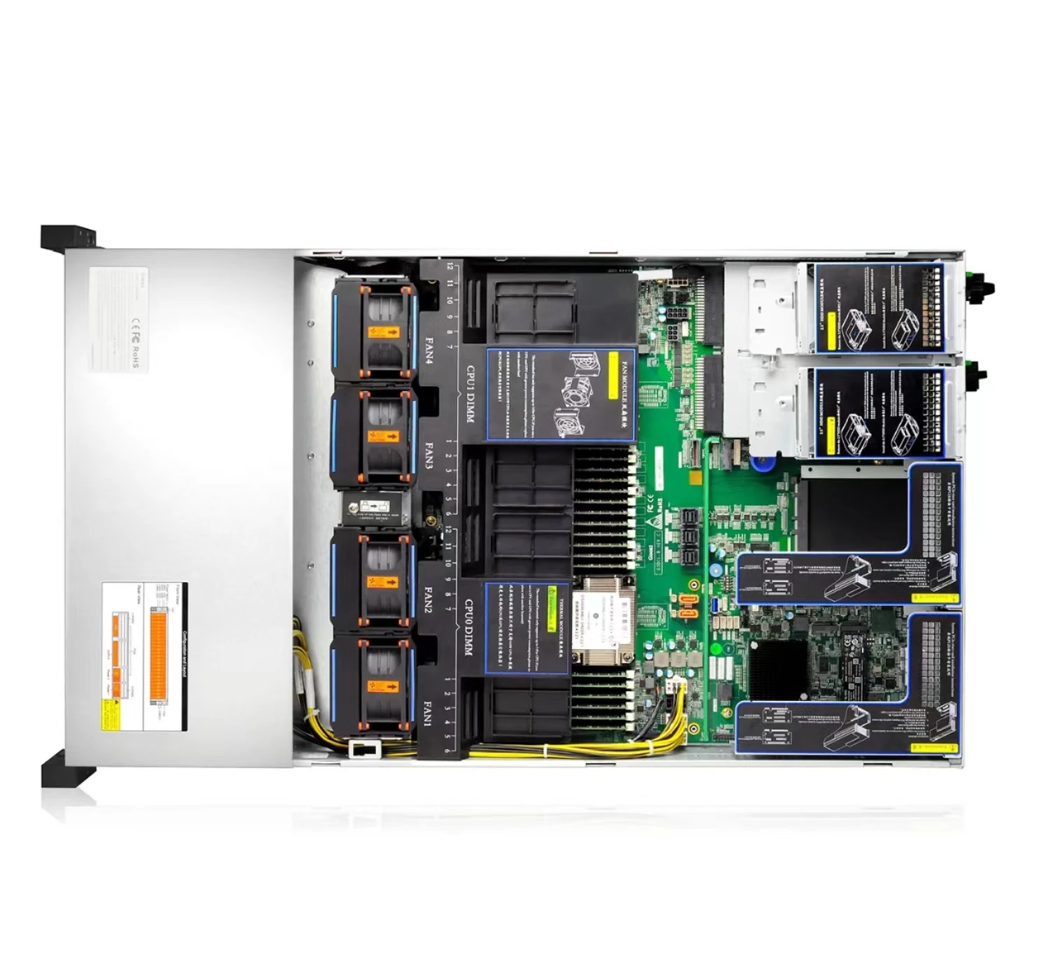 2U 25 катушек платформа Xeon purley 24 Dimm двойная Масштабируемая Серверная