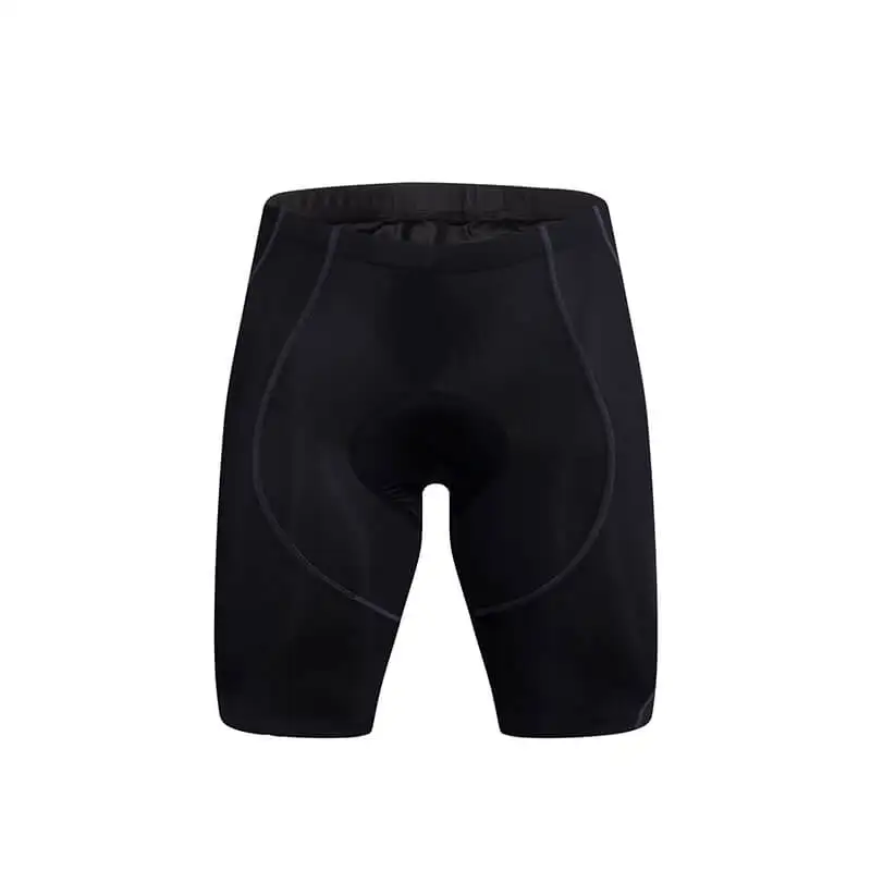 plain black biker shorts