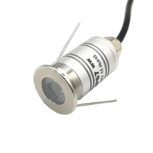 DC12V 24V IP67 Waterproof Outdoor LED Underground Spotlight 15D RGB Landscape Lighting Aluminum Embedded Paver Garden Stairs