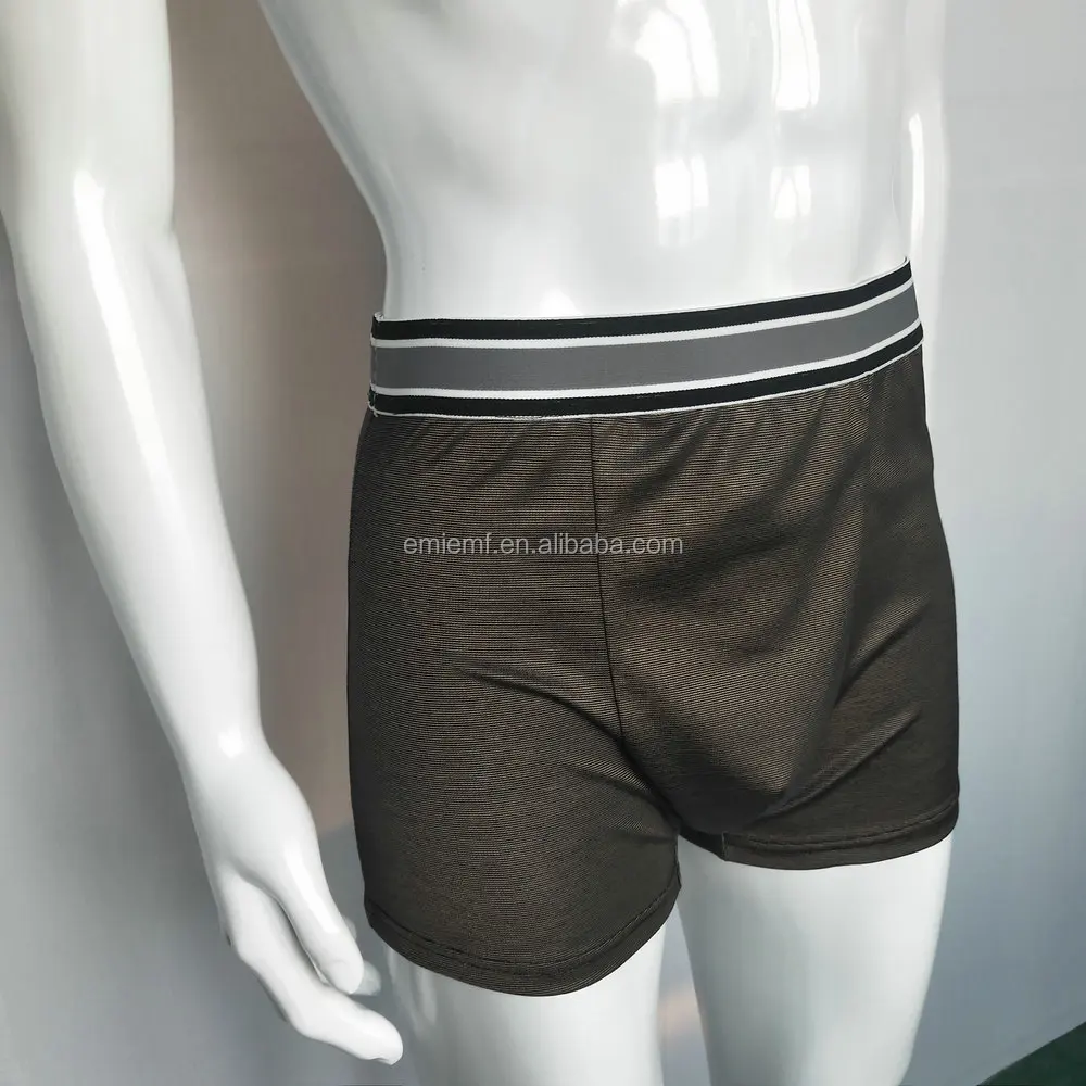 EMF Men's Anti Radiation Protective Electromagnetic Protective Underwear Silver 