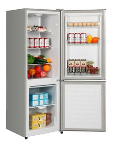 Popular  Wholesale of New Product air Cooling Two Doors Refrigerator  110-120v Hotel Frost Free Top Freezer Refrigerator