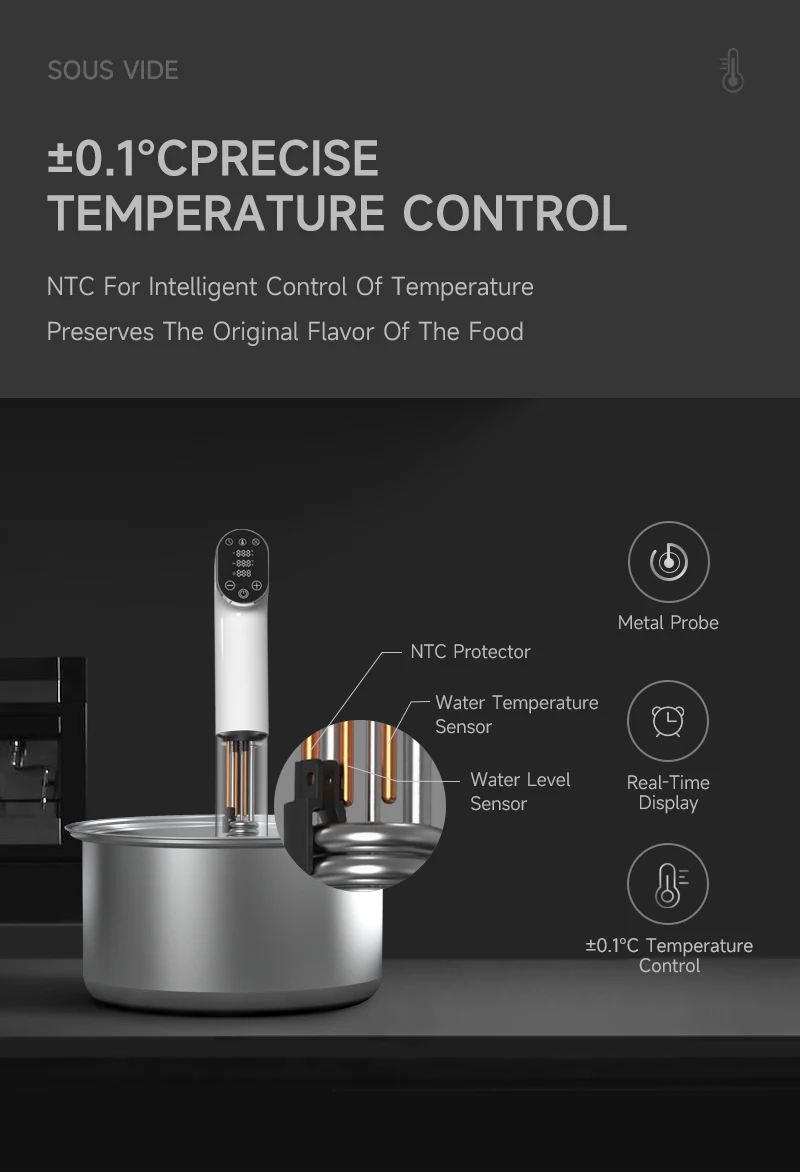 Manufacturer Sous Vide Slow Cooking Machine With Digital Touchscreen