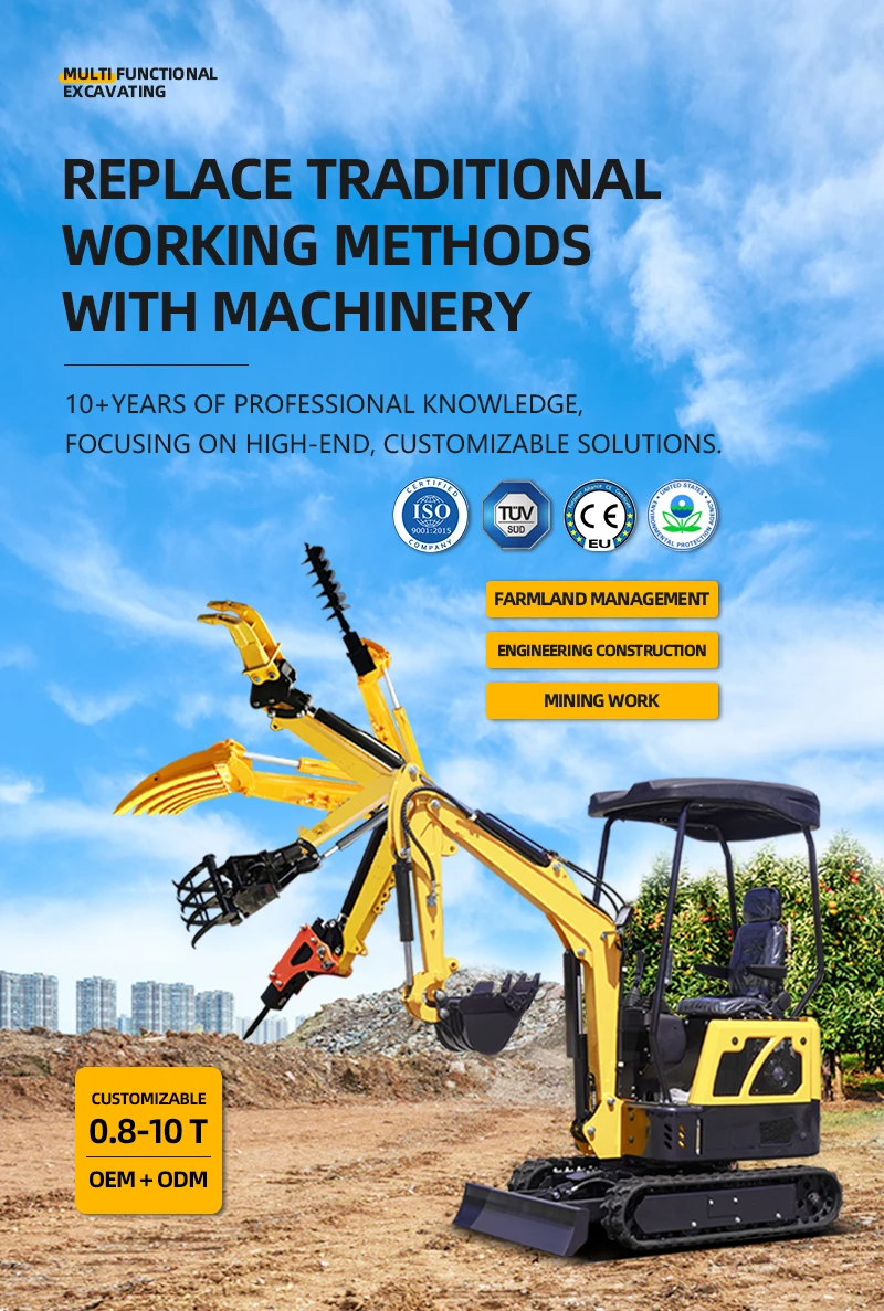 Mini Excavator Digger Bagger - High Efficiency & Quality