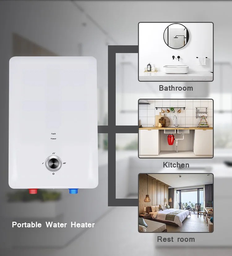 Bathroom Water Heater 220v Electric Custom 1 Piece Ce Stainless Steel