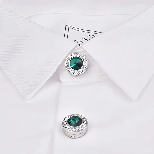 Woman Snap Clip Fancy Jewelry Button Covers Cufflinks Jewels Clips Over on Button Cover Manufacture