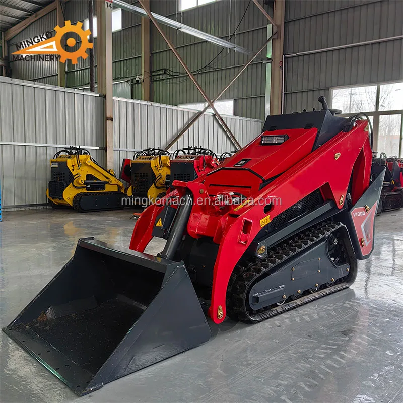 Mkv1000 Mini Skid Steer Loader Diesel Skid Steer Track Loader