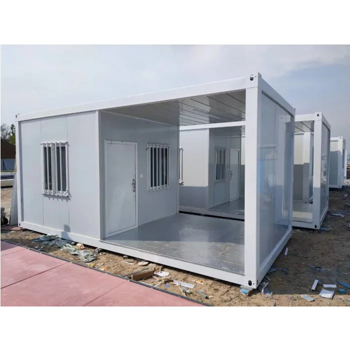 collapsible tiny modular container guard house