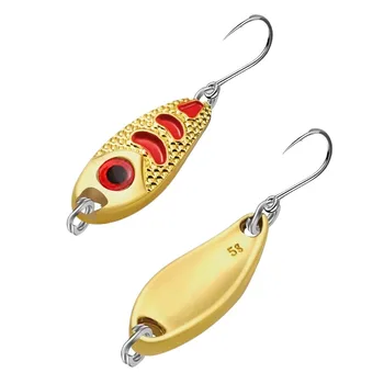 Cheery Small Shape Hard Metal Bait Upper Right Sp314 Sequin Spinner with Strong Hook for River Fishing Made of Durable Silicone – Soft Lure – view 3