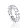 4*4mm princess cut ring