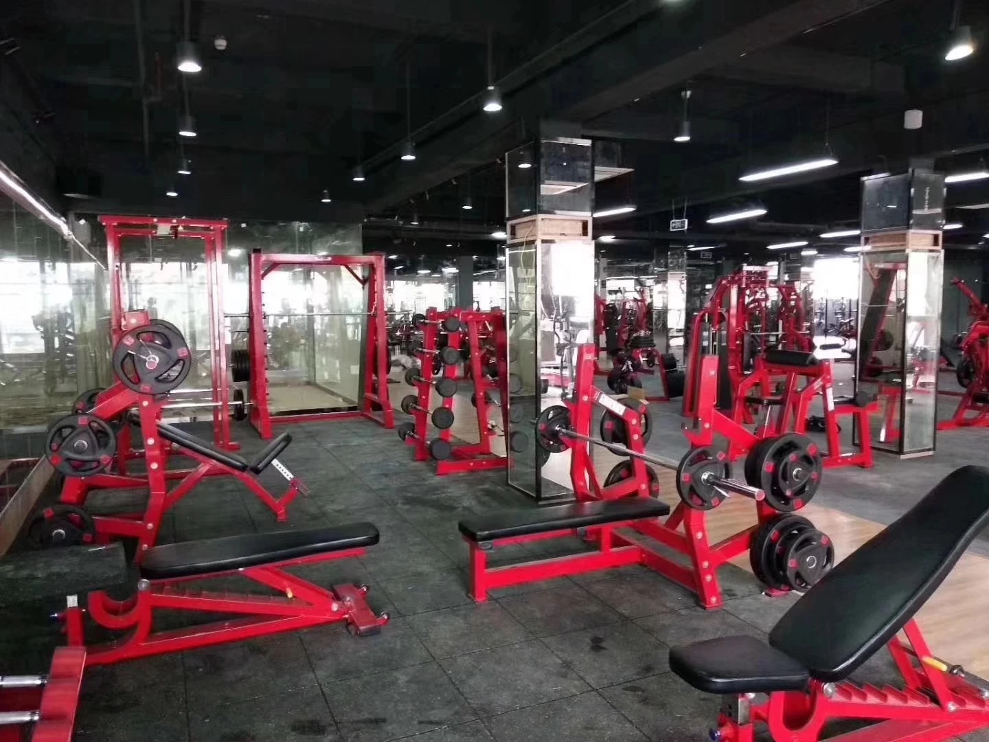 Strength Seated Row Machine Individual Plate Loaded ISO Lateral DY Rowing
