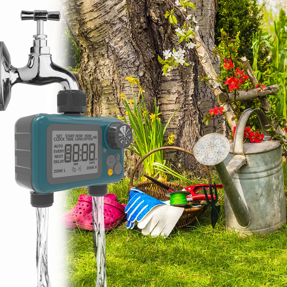 DIY Indoor Automatic Plant Watering System and Drip Irrigation Timer ...