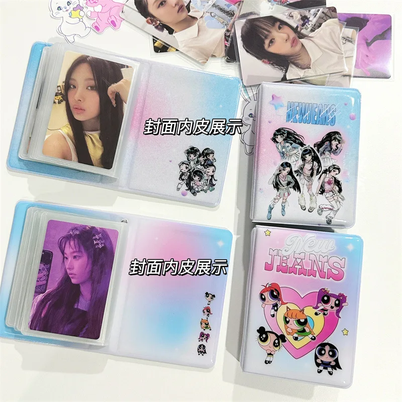 Ins New Kawaii Girl Kpop Photocard Holder Photo Album Credit Id Bank ...