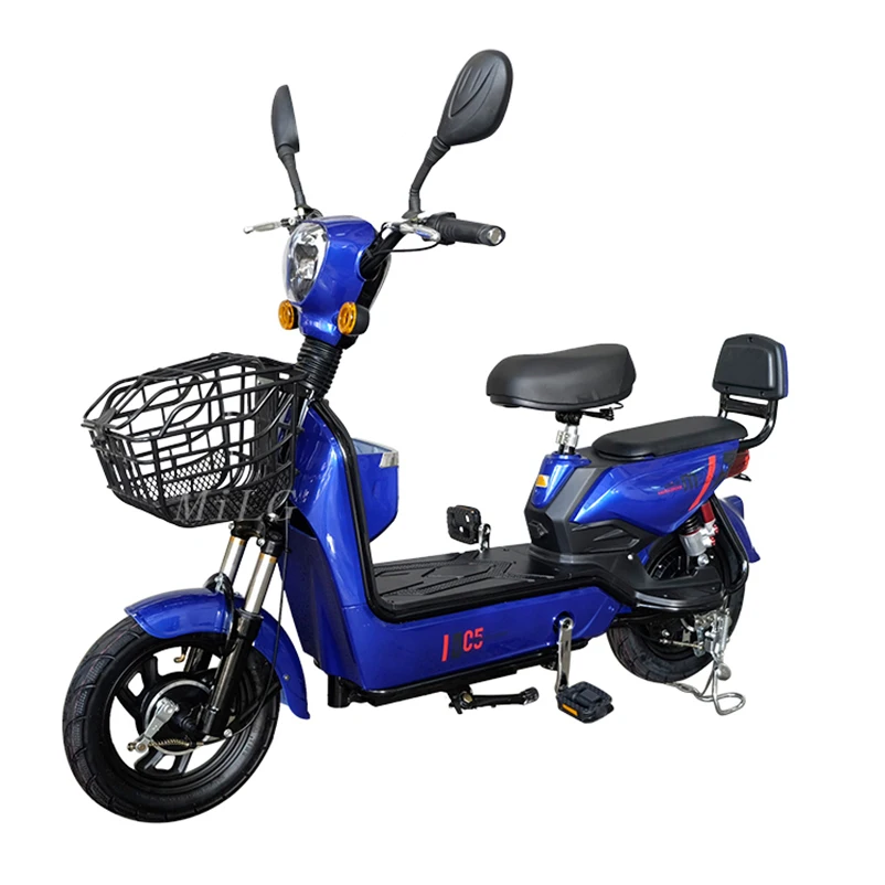 350W Central Motor Electric Motorcycle with Integrated Battery and Digital Features for Seniors