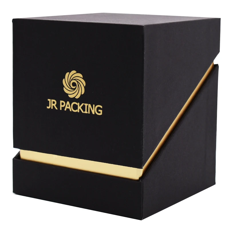 JiuRun Customized Luxury Packaging Rigid Paper Round Tube Scented Candle Box for Perfume Gift Box Packaging factory