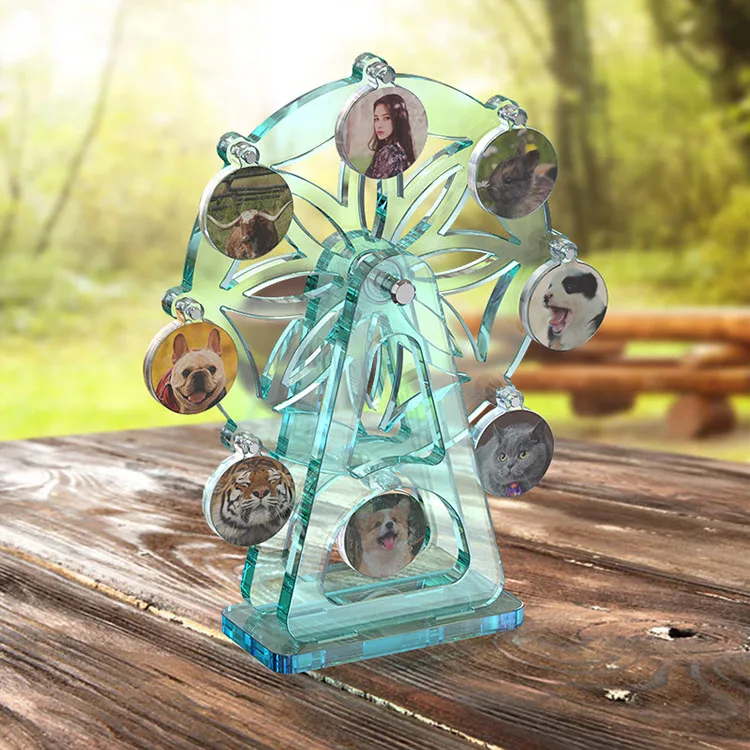 YS 1 Set Ferris Wheel Silicone Mold Photo Album DIY Epoxy Resin Mold Home Office Decoration UV Cyrstal Silicone Mold