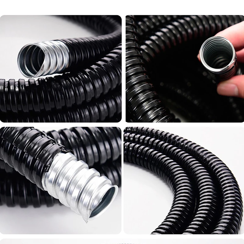 Electrical Conduits Low Voltage Single Locked Flexible Corrugated Pvc