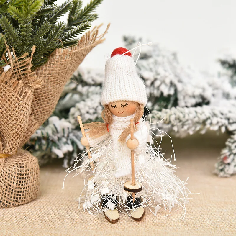 2022 New Year Gift Cute Christmas Angel Doll Xmas Tree Ornament Noel Deco Christmas Decoration for Home Natal 2020 Navidad Decor