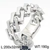 Pulsera de acero pulido 20cm * 32mm
