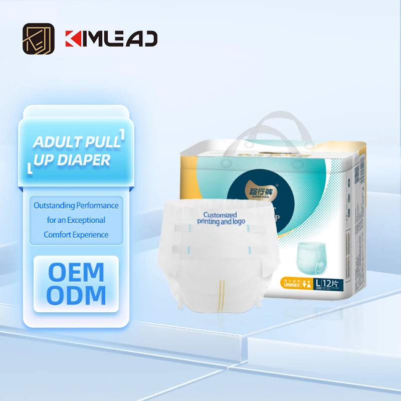 Kimlead tã người lớn nhà cung cấp tã người lớn châu Âu loại pp dùng một lần sản xuất hàng loạt bán buôn tã người lớn