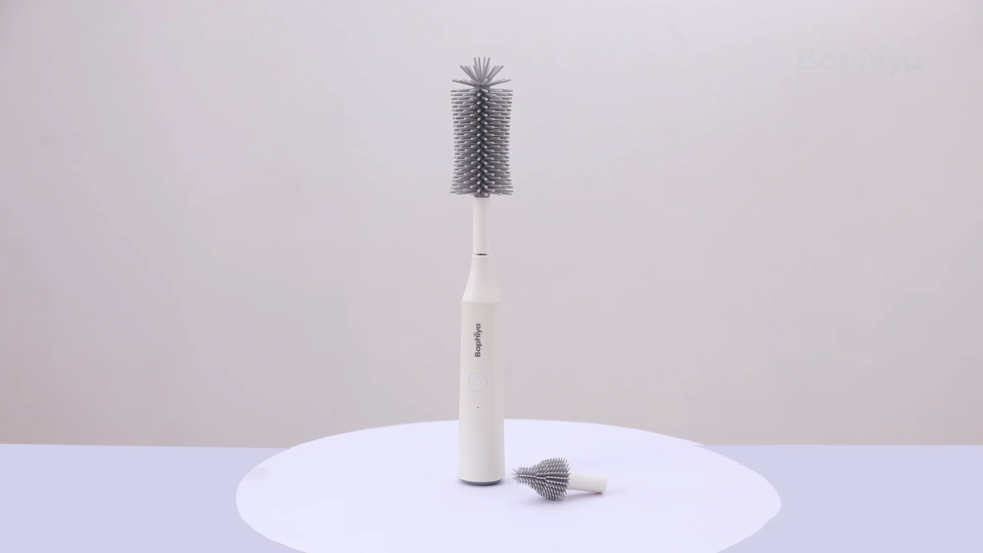 Electric Baby Bottle Cleaner Soft Silicone Bottle Brush 360 Degree