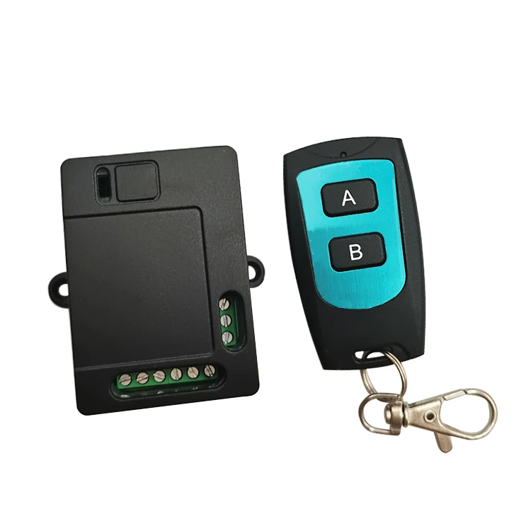 433Mhz Universal Wireless Remote Control Switch AC 220V 110V 120V 2CH Relay Receiver Module and RF 433 Mhz Led Light Transmitter