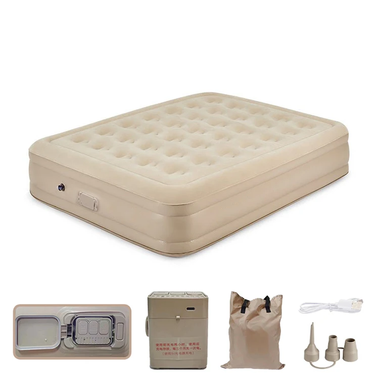 Camping Self Inflating Mattress Inflatable Air Bed With Builtin