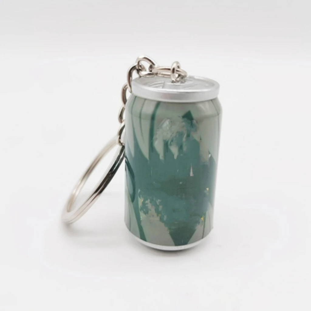 Z615 Simulation Canned Beer Keychain Boy Men Beer Can Keyring Trinket Couples Cool Beer Bottle Key Chain