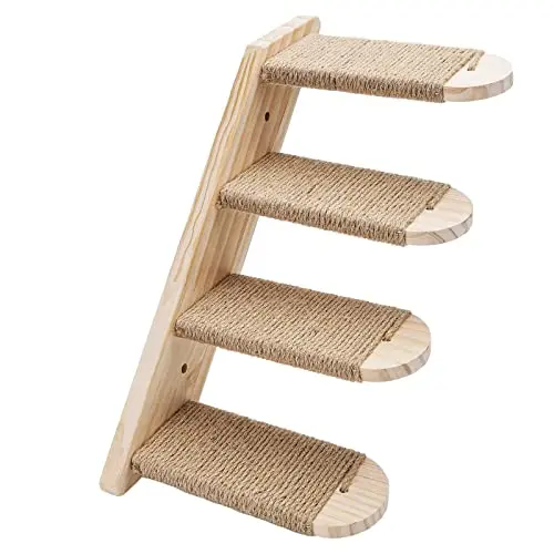 Wood Cat Tree Wall Mounted Cat Climbing Frame Wall Shelf,Suspension
