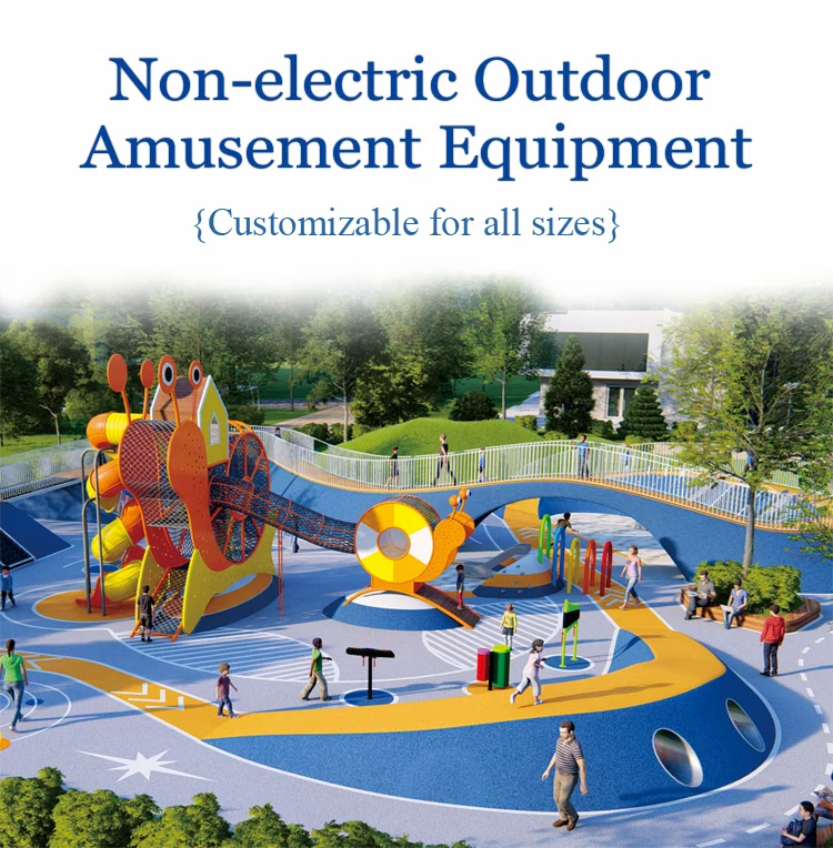 Kids Unpowered Theme Playground Swing Amusement Park Other Products