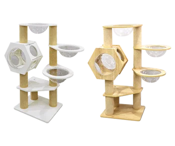 Multifunctional Four Seasons General Solid Wood House Cat Scratching Frame Climbing Frame Tree House