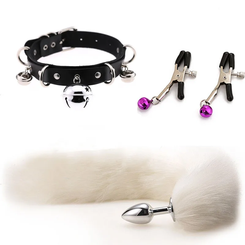Plug anale a coda di volpe bianca, plug anale in metallo a coda lunga,  giocattolo sessuale anale, plug per adulti, giocattoli sessuali per donna,  uomo, coppie gay, sesso
