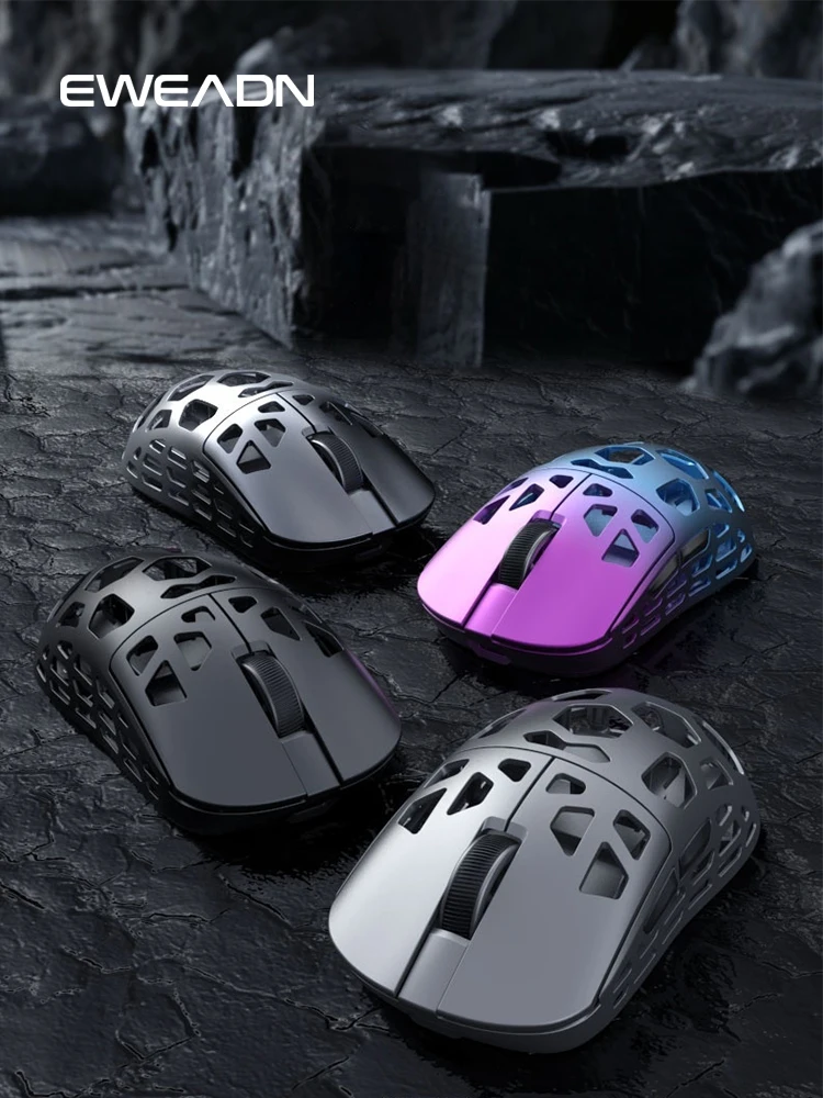 EWEADN L1マグネシウム合金RGBワイヤレスゲーミングマウス8K FPS軽量