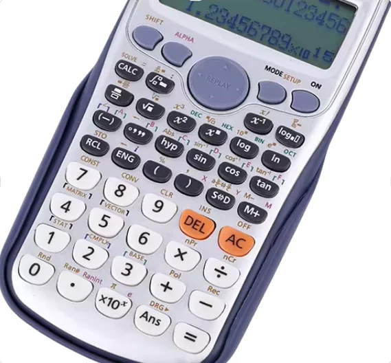 Fx-991 ES Custom Multifunctional 417 Function Student Scientific Calculator  High-Accuracy Scientifique Calculatrice