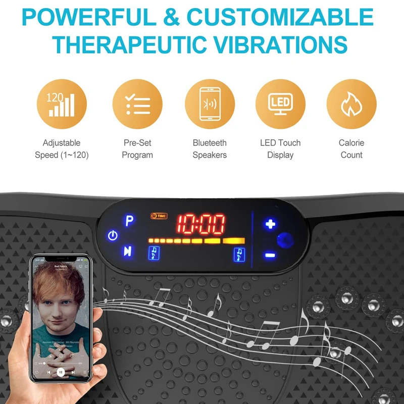 Todo Whole Body Vibration Plate Exercise Machine Plate Vibration With 500W/1000W/2000W