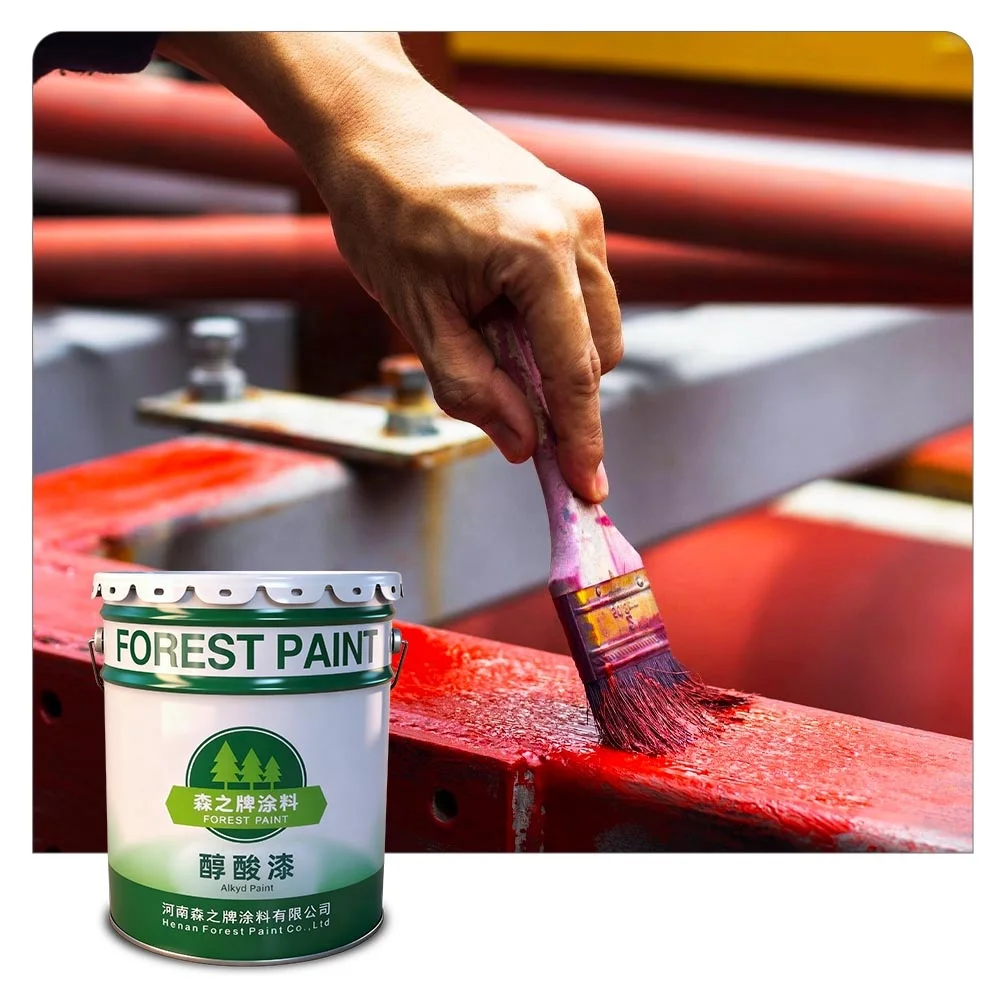 Hempel HBT Fast-Dry Alkyd 4311 Green Metal Paint For Steel And Iron Metal Paint RAL 6018 Rust Protection Paint For Indoor And Outdoor Use 2 In 1