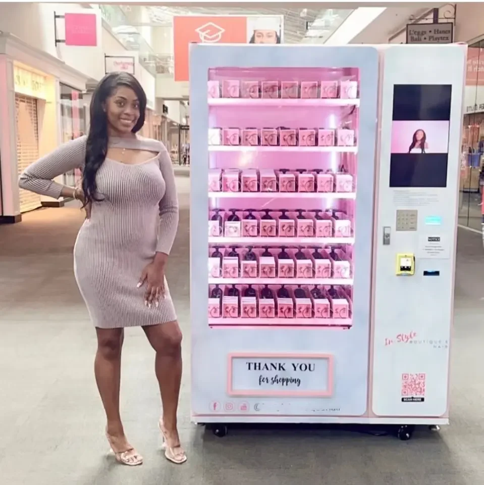 Factory Supply Cheap Mimi Beauty Vending Machine Touch Screen/ Cosmetics /Hair/eyelash /small Vending Machine
